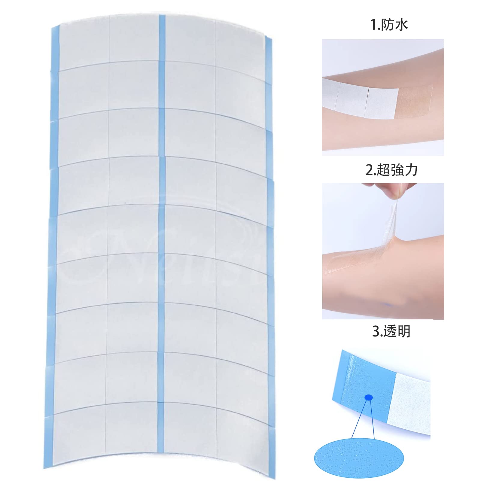 かつら用の両面テープ36枚入り、5セット×4 かつら用の両面テープ36枚入り、5セット×4