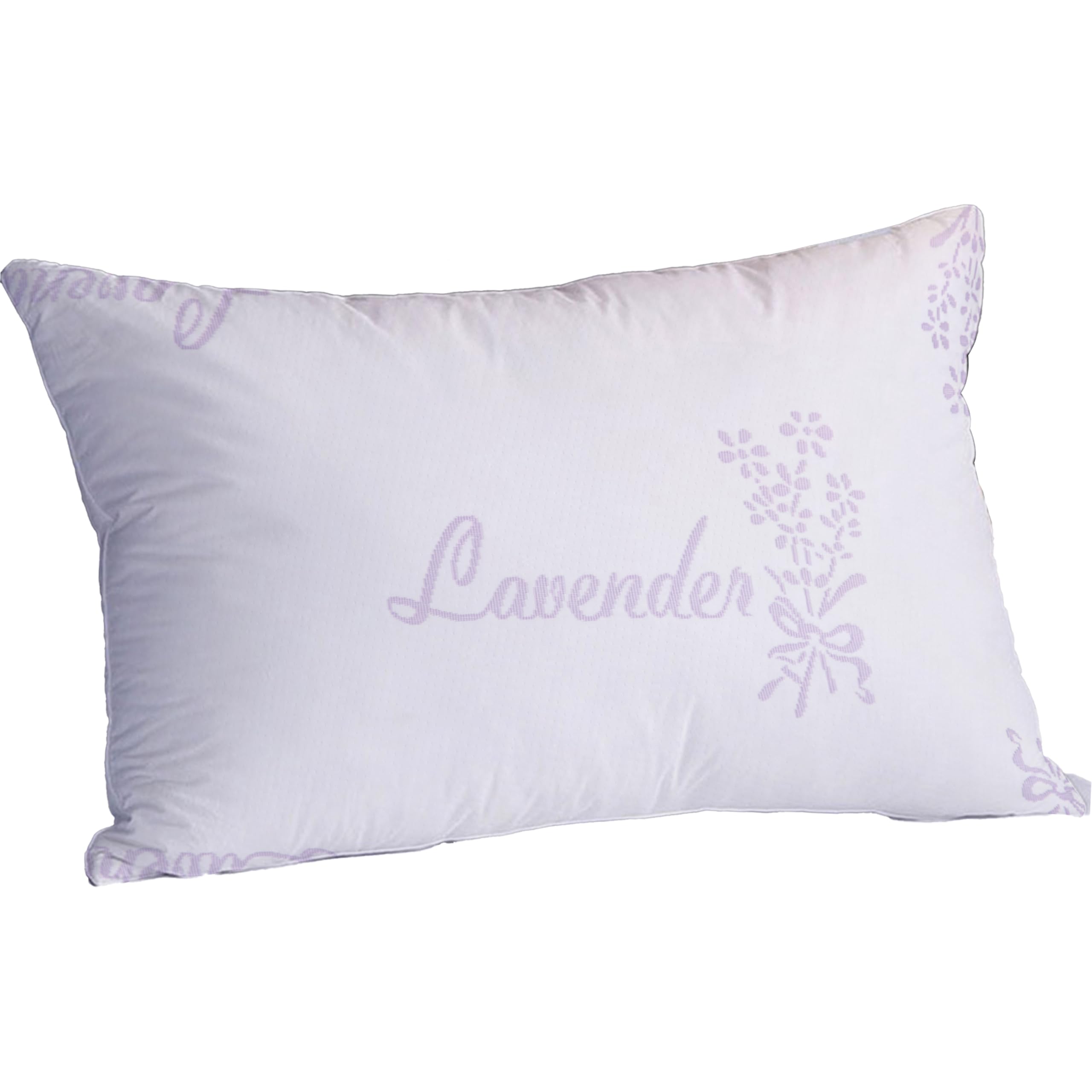 Olivia Rocco Lavender Infused Hotel Pillow Comfy Medium Support Microfibre Pillows Hypoallergenic Soothing Down Bed Pillow For Side Sleepers
