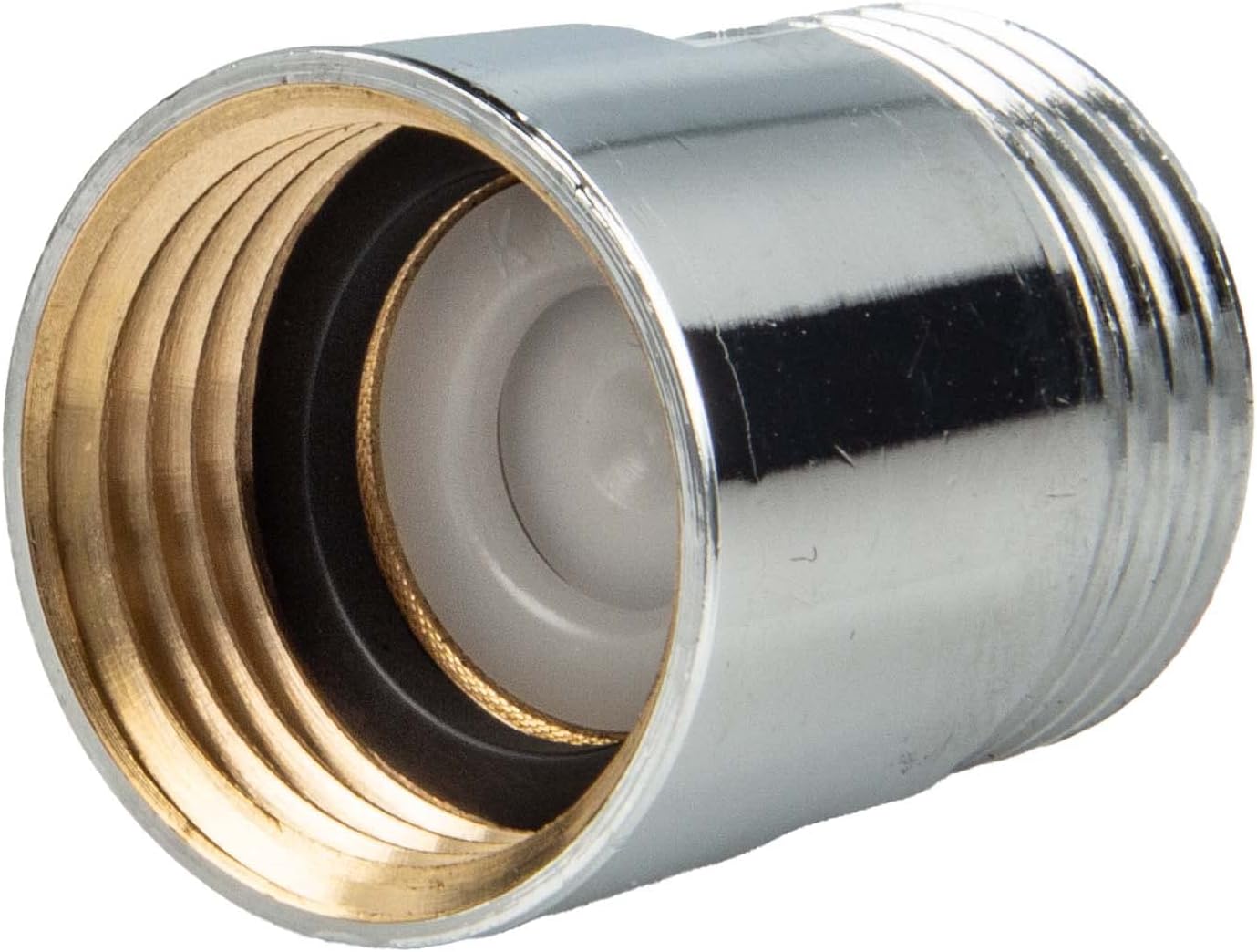 Tecuro Backflow Preventer Mounted Bath Tub And Shower Valves, 1/2 Inch Chrome-Plated