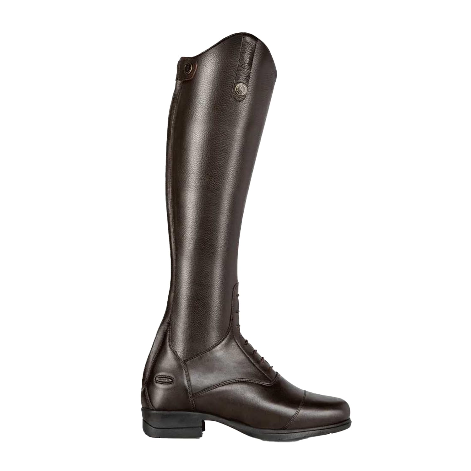 Shires Moretta Gianna - Stivali da equitazione in pelle per adulti, colore: Marrone, Nero , 11 Wide