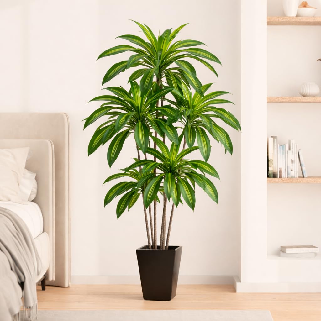 Palmier artificiel 160 cm Dracaena Pot PASCH Plante artificielle