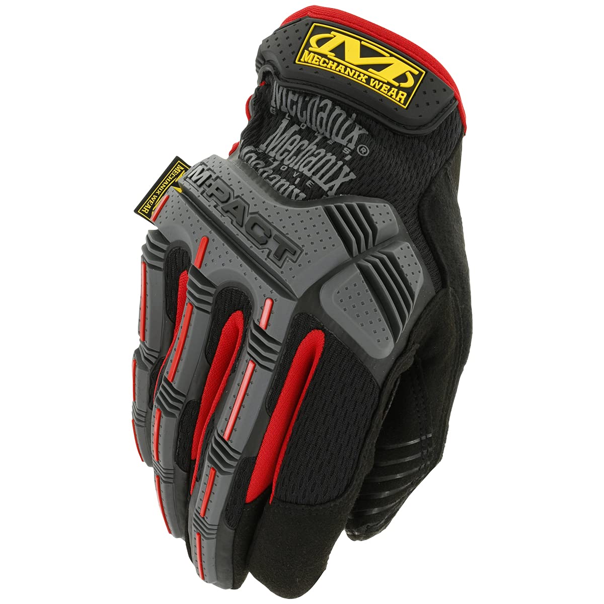 Mechanix Wear Hommes M-Pact Gants Noir/Rouge size L