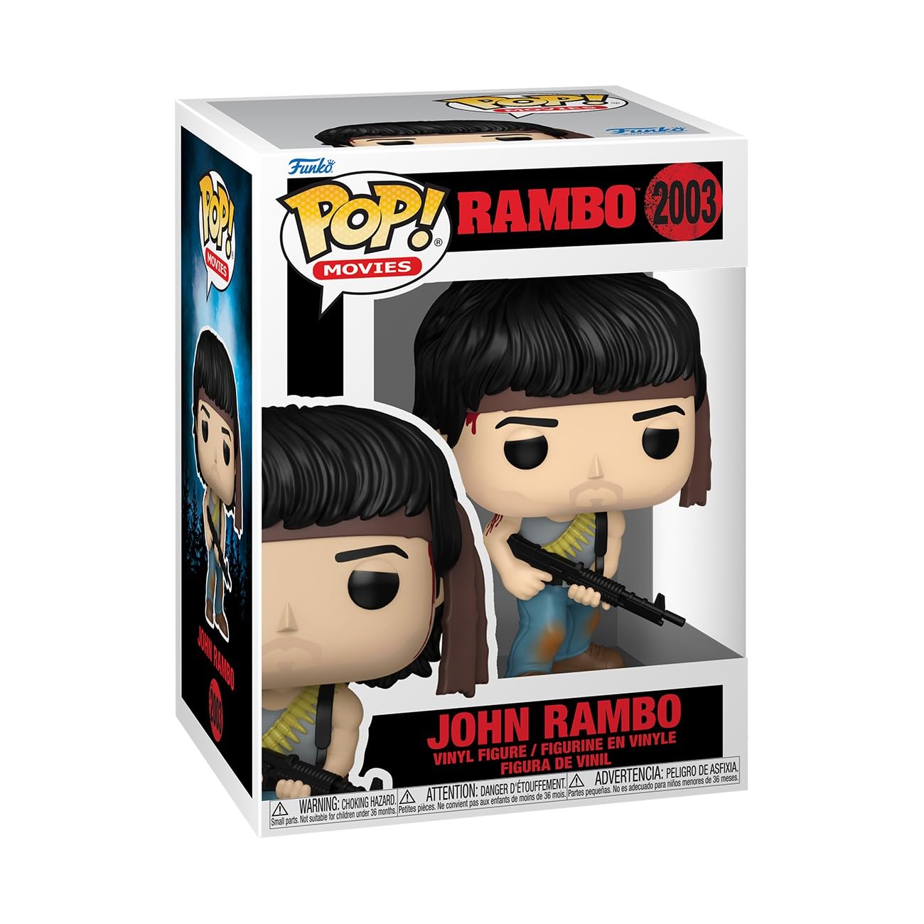 Funko POP! Movies: Rambo First Blood, John Rambo, Collectable Vinyl Figure, Gift Idea, Official Merchandise