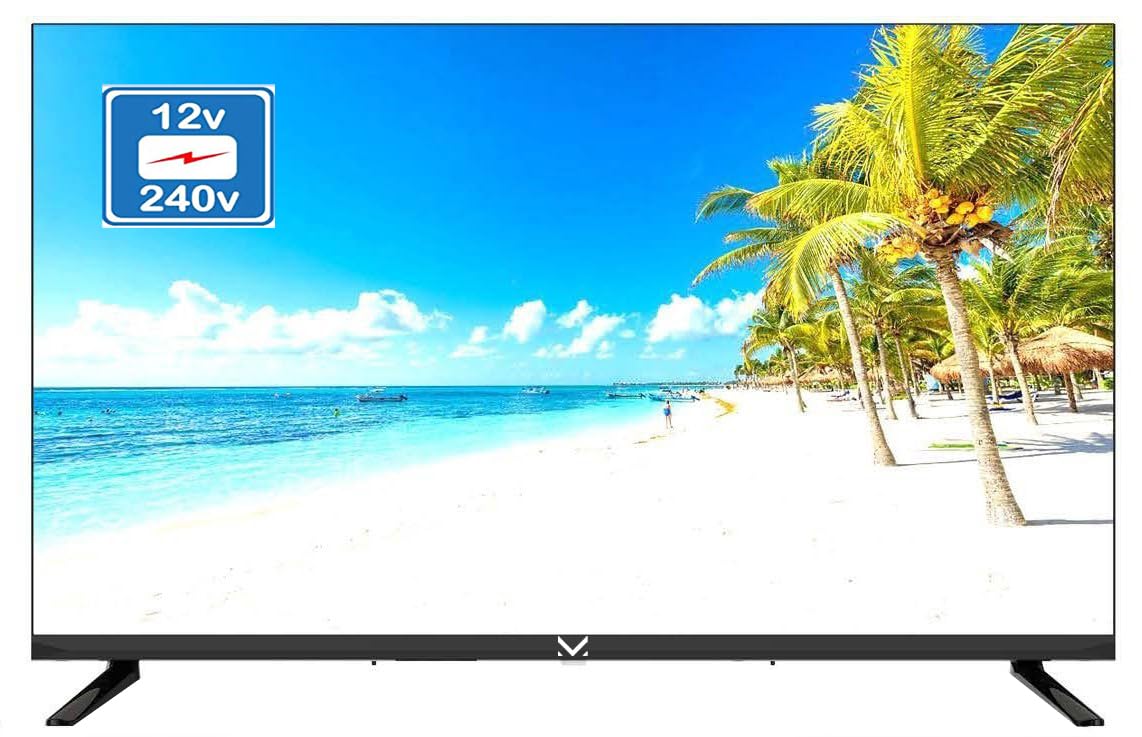 Majestic SM32FL V1 - Téléviseur Smart LED HD READY 32" FRAMELESS, Sist. opérationnel VIDAA, Wi-Fi intégré, DVB-T/T2 et DVB-S/S2, Télécommande, 2 USB, 3 HDMI, 240v/12v