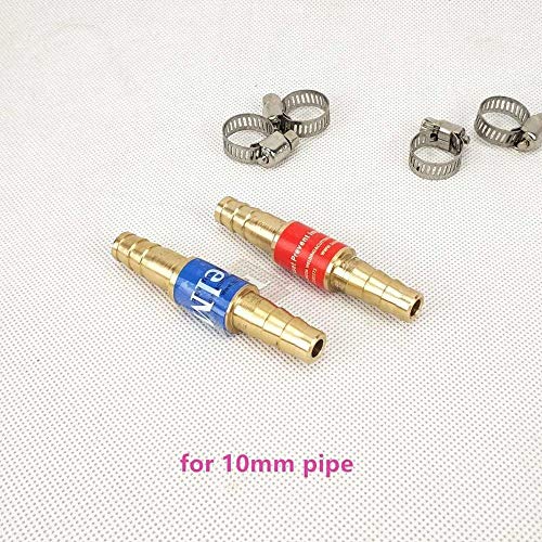 Clapet anti-retour oxygène acétylène de 6mm pour régulateur de pression