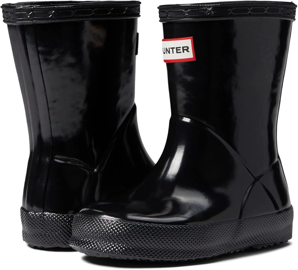 Amazon.com | Hunter First Classic Gloss (Toddler/Little Kid) Black