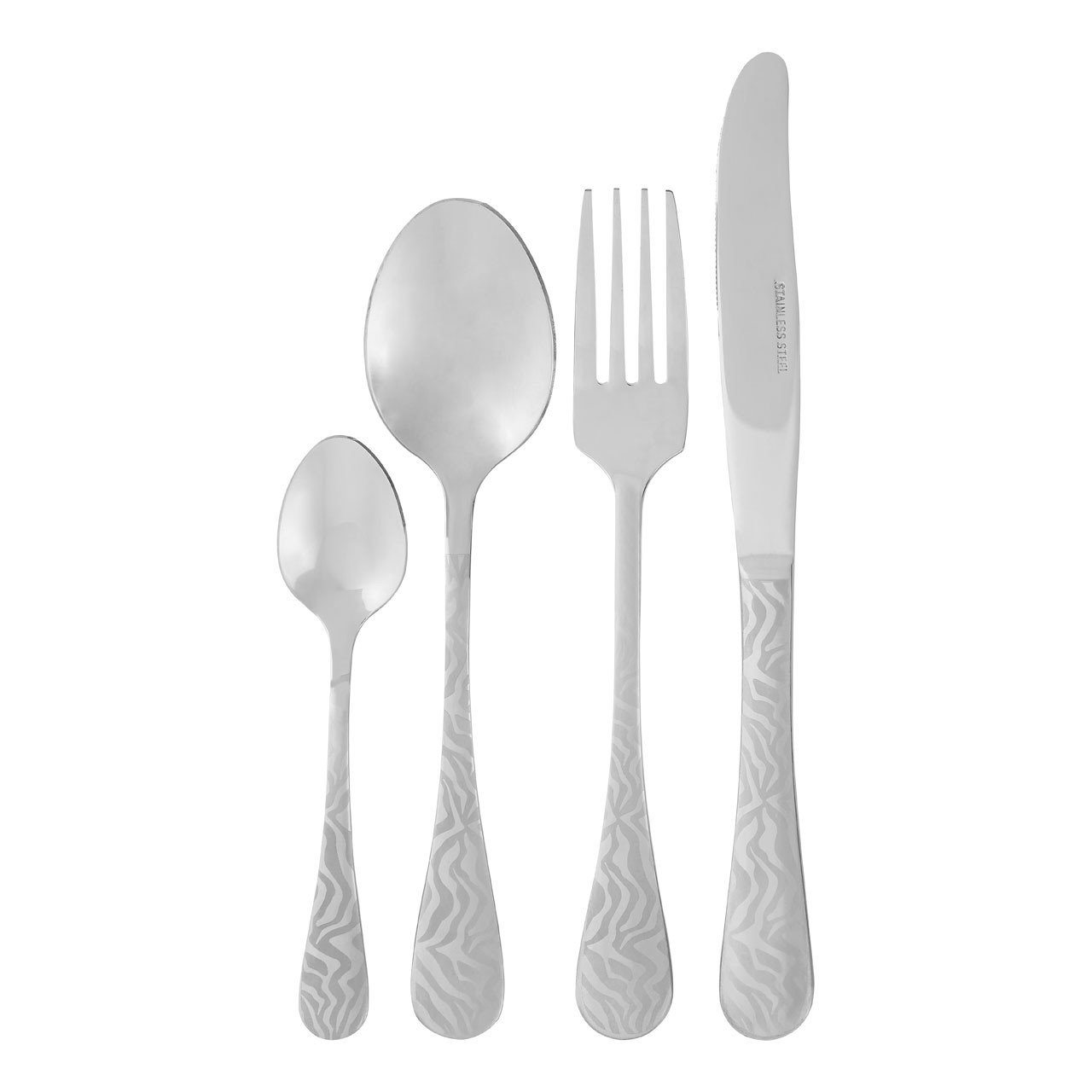 Orsina Avie 16 Piece Zebra Cutlery Set