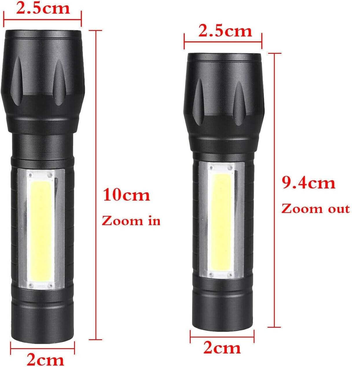 Shopronics LED Torch - Powerful Rechargeable Light -3