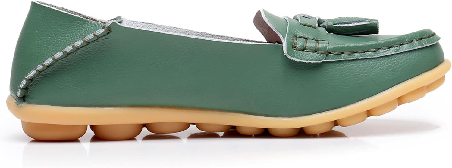 VenusCelia Women's Lantern Comfort Walking Flat Loafer - Image 3