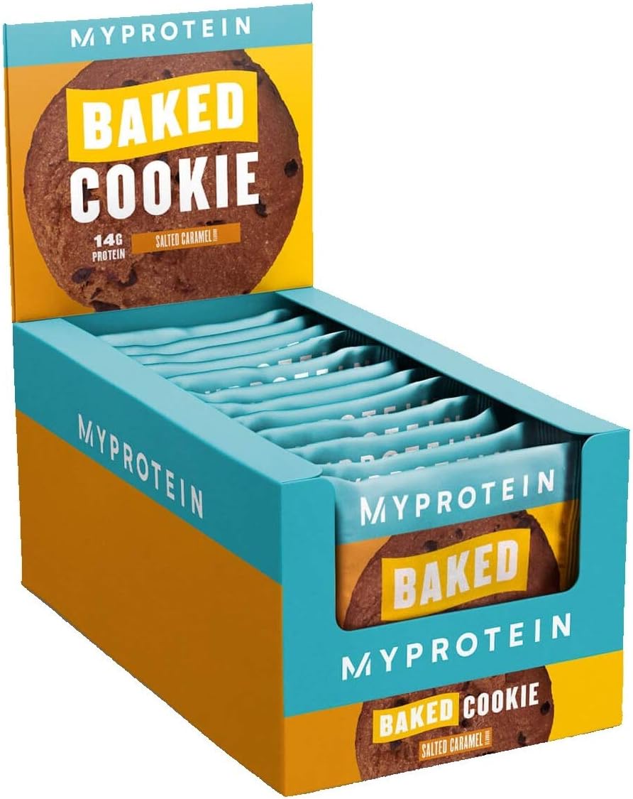 Baked Cookie, Salted Caramel Flavour, 12 x 75g