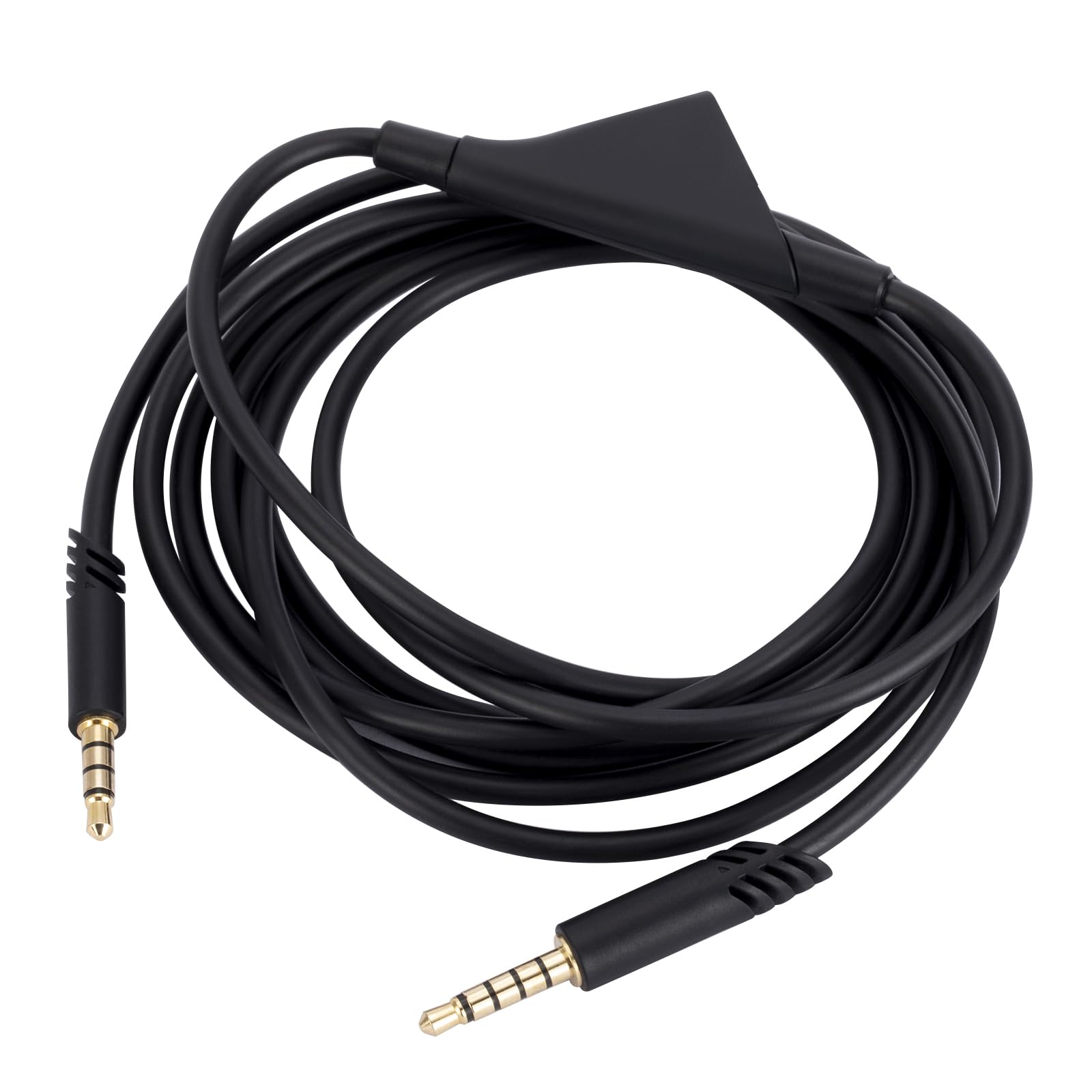 Astro A10 A10 Gen 2 A30 A40 A40 tr Replacement Cable, Compatible with Logitech Astro A10 A10 Gen 2 A30 A40 A40 tr Gaming Headsets 3.5mm Gaming Headsets Audio line, Inline Mute Cord, 2 meters, Black