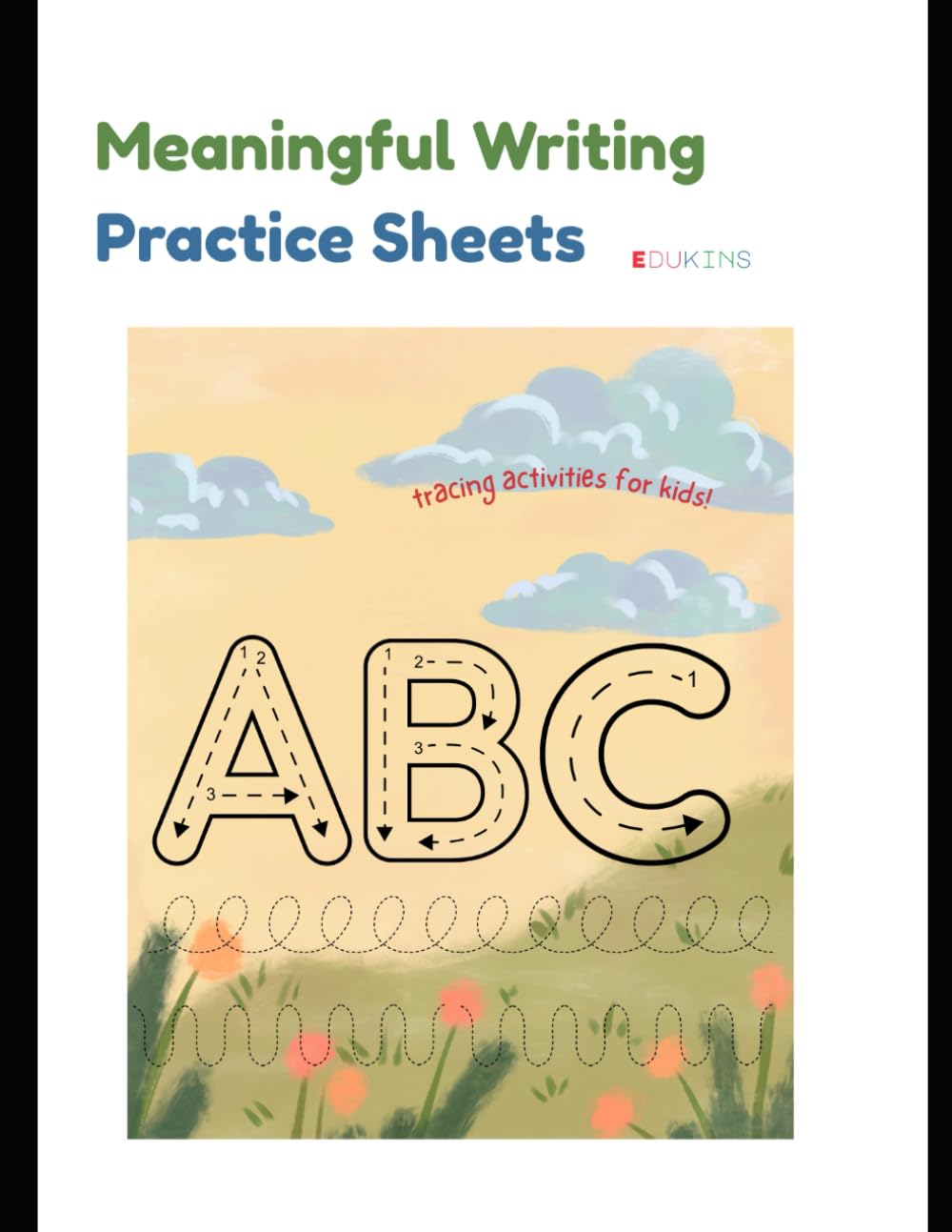 Meaningful Writing Practice Sheets: Tracing Activities for Kids