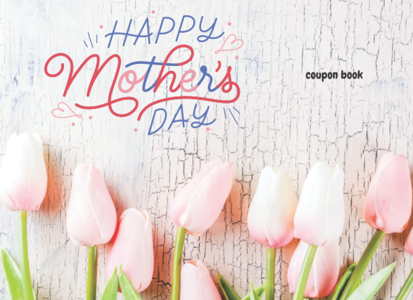 Pink Tulips for Happy Mother's Day Voucher Book