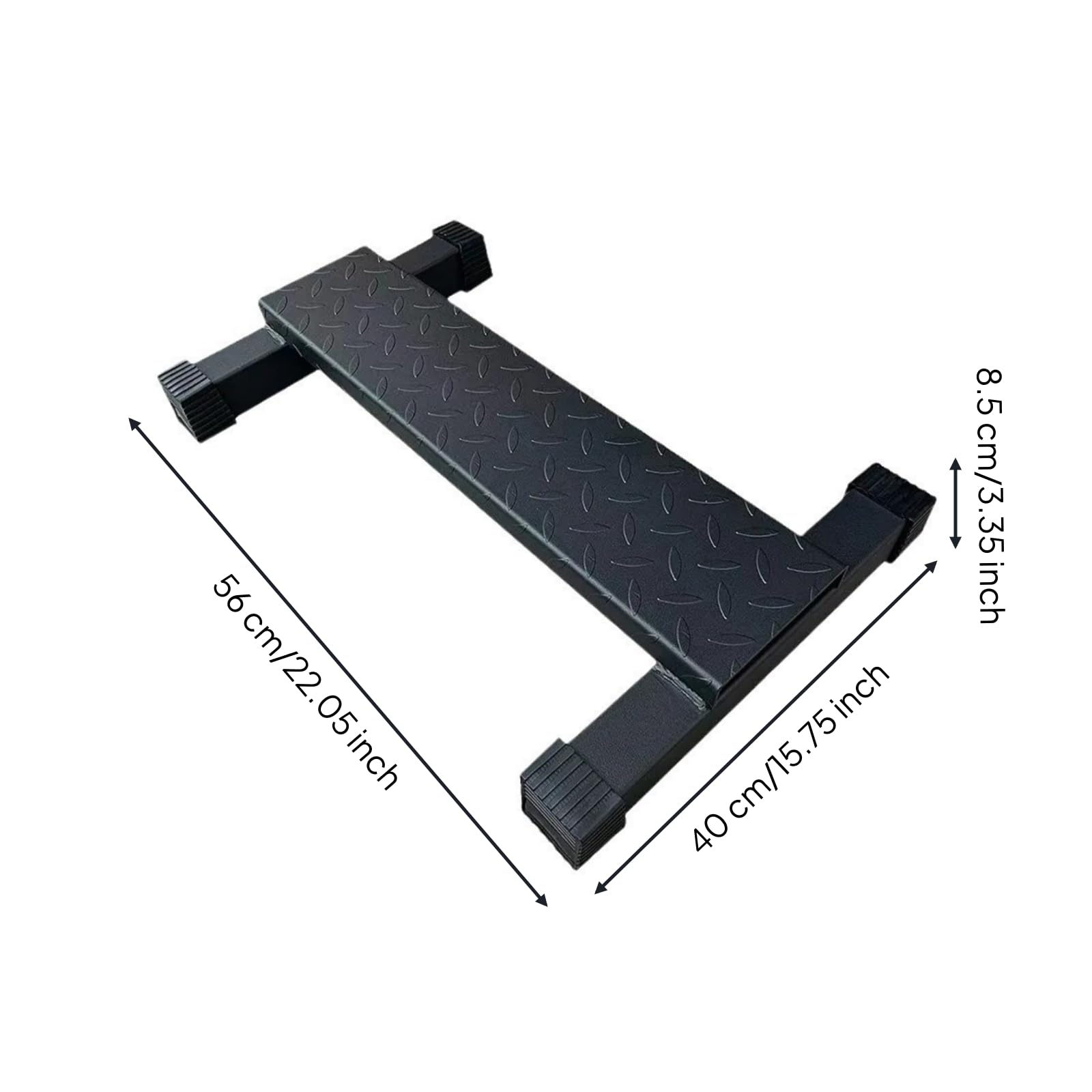de Estiramiento de Gemelos Tablero Inclinado Banco Elevado Placa para Pierna Inferior con Acero al Carbono y Almacenamiento Compacto Adecuada para