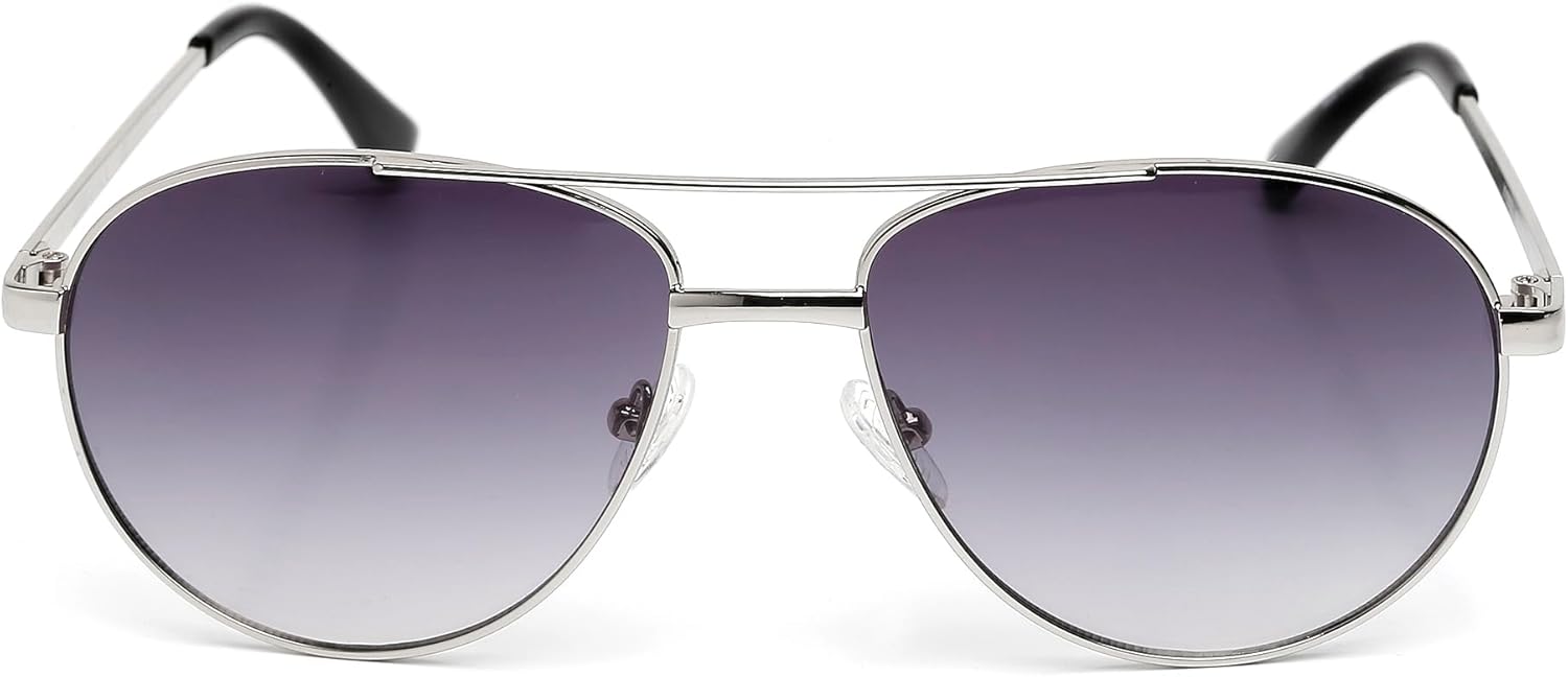 Viva Women's Sunglasses, Shiny Light Nickeltin/Gradient Smoke - Image 2