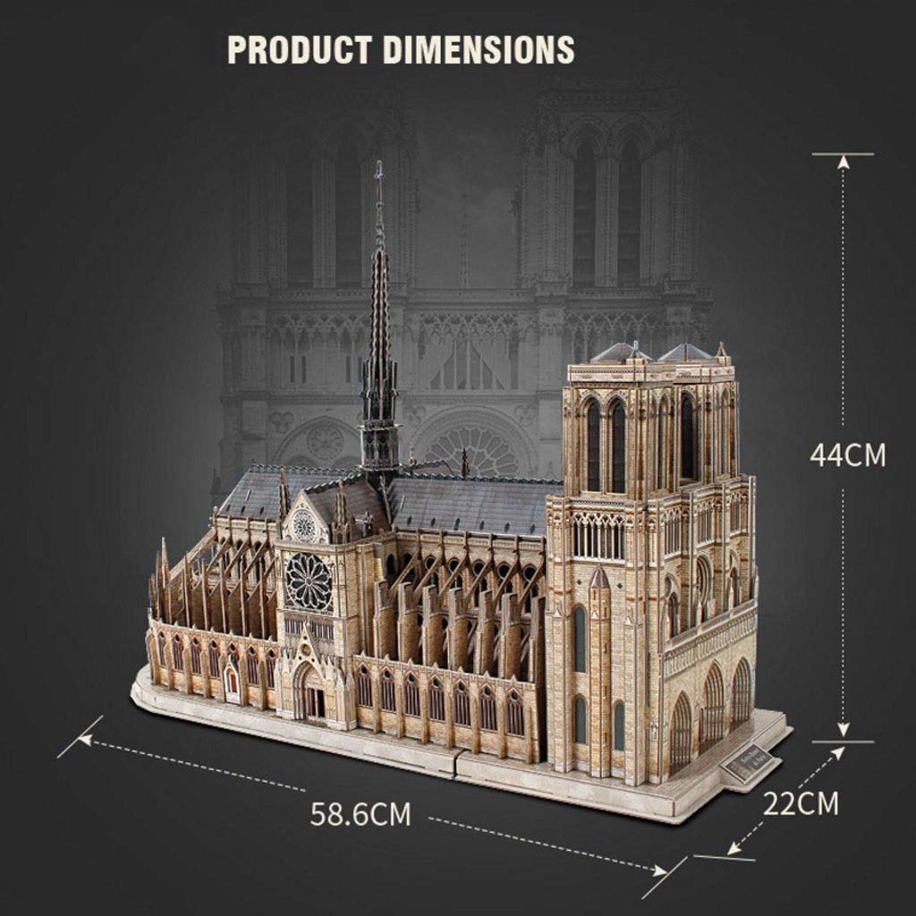「未開封・希少！精密3Dジオラマ セントパトリック大聖堂スタンダード版Ln231 ケルン大聖堂 3Dパズル 【没頭できる大人の趣味・インテリア】世界遺産