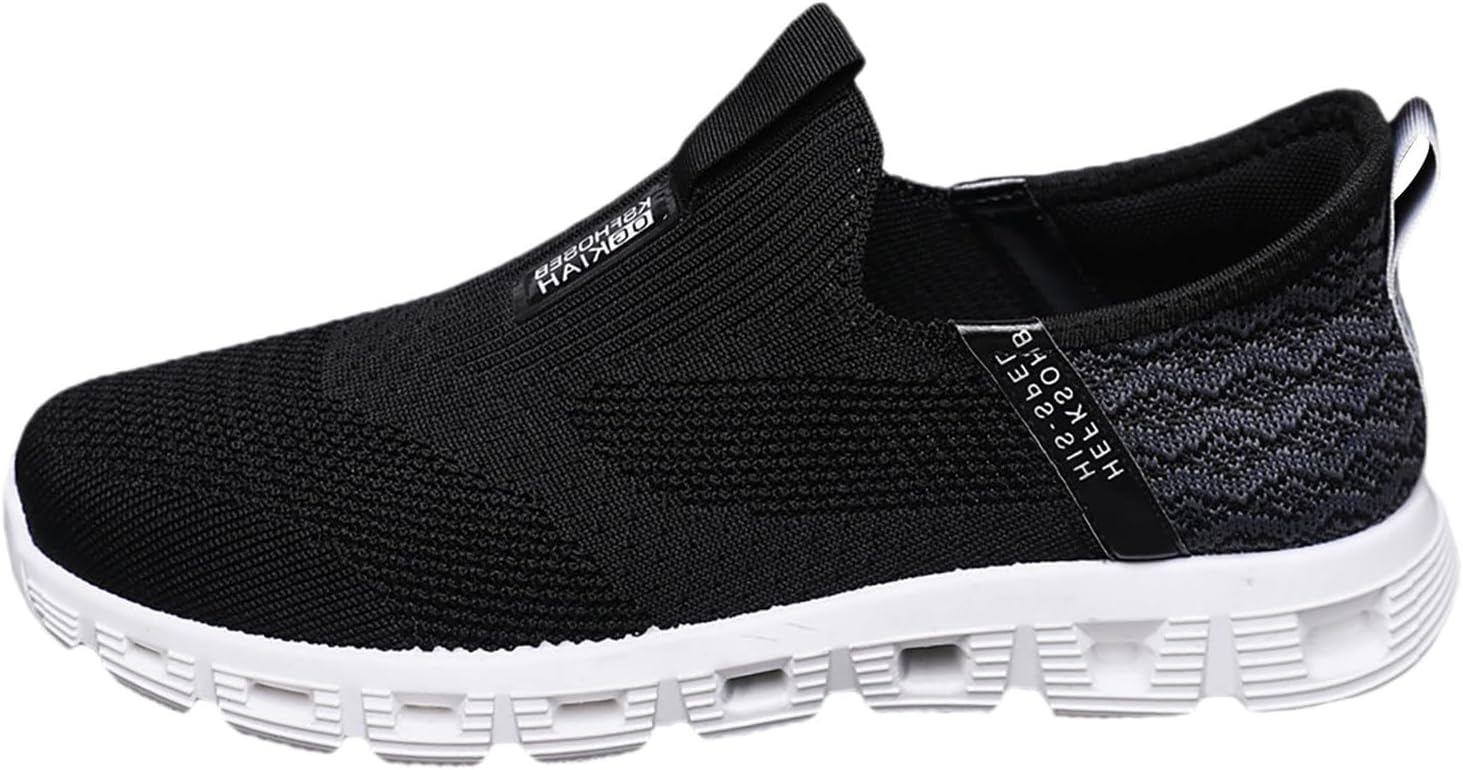 Sports Shoes for Men's Autumn New Outdoor Leisure Flying Weaving Mesh Sports Shoes Foreign Mens 12 Wide Shoes Casual