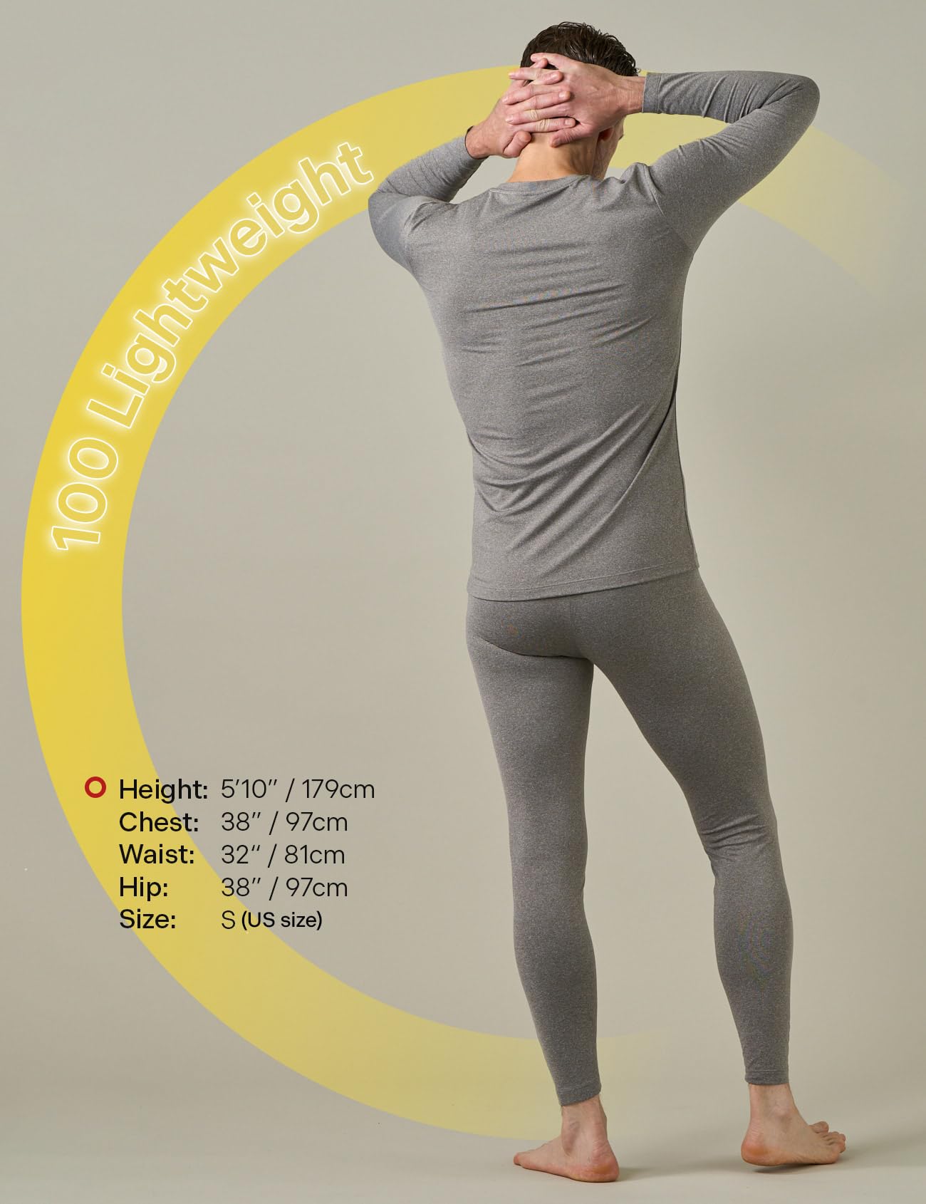 LAPASA Completo Termico Uomo in Pile Calzamaglie Termica & Maglie Termiche Set Sport Invernali Sci Snowboard Sport Running Trekking Caldo/più Caldo/Extra-Caldo М11