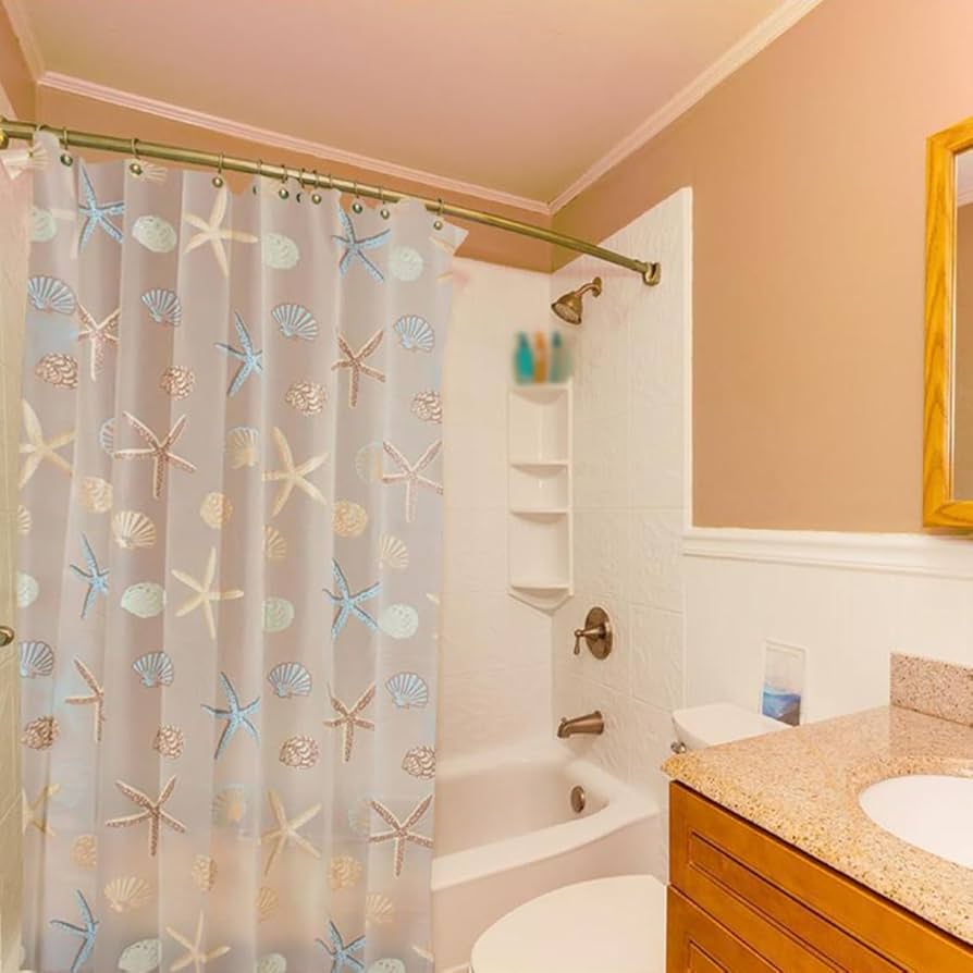 バーバー柄　シャワーカーテン のれん Amazon｜楓玉閣シャワーカーテンちいかわおしゃれ防水防カビ加工