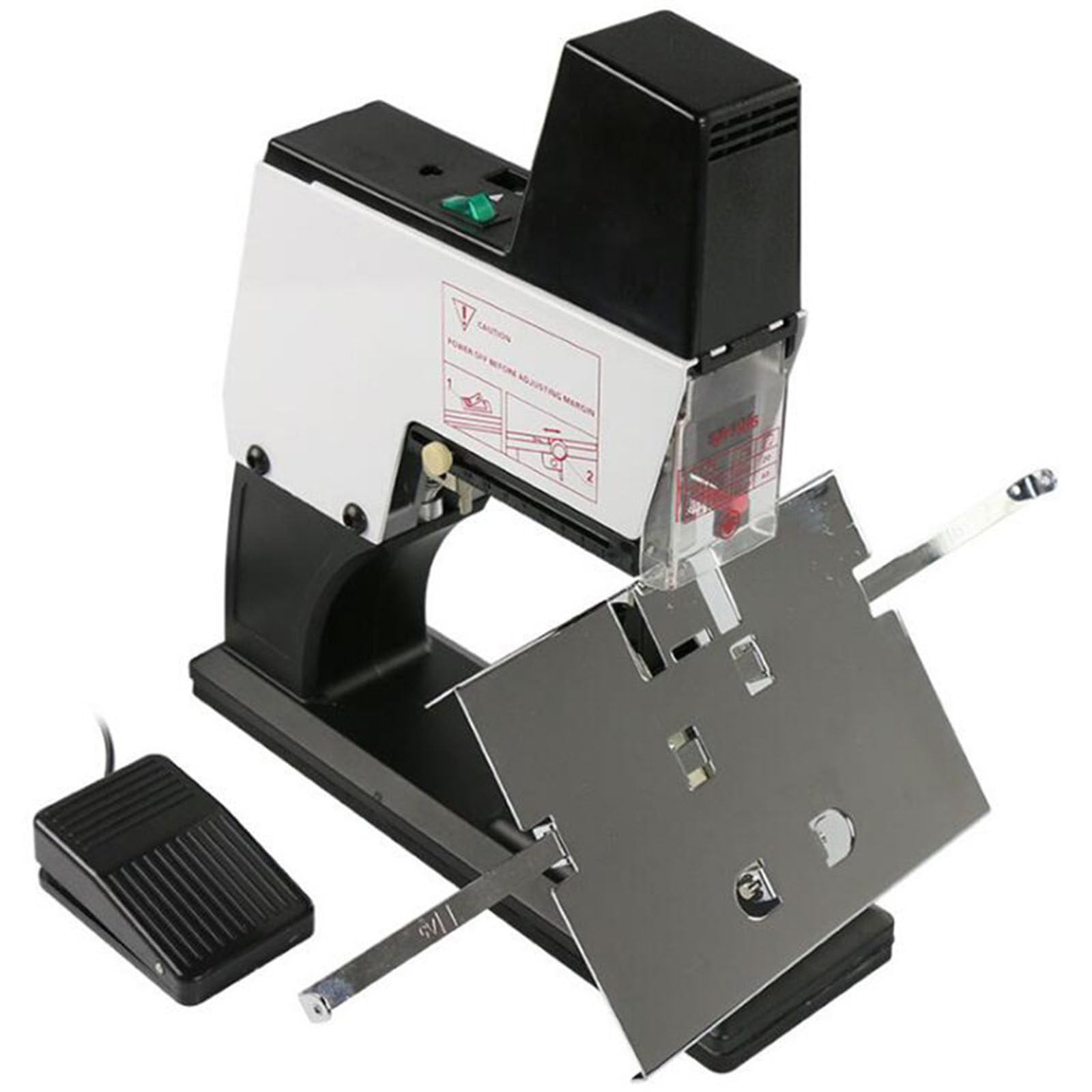 Ptatritious Multicolor Electric Stapler, 9-Speed Desktop Automatic Binding Machine, Brochure Stapler Folding Machine, Foot Pedal Switch, Binding Thickness 40 Sheets, For Office, School & Print Shop