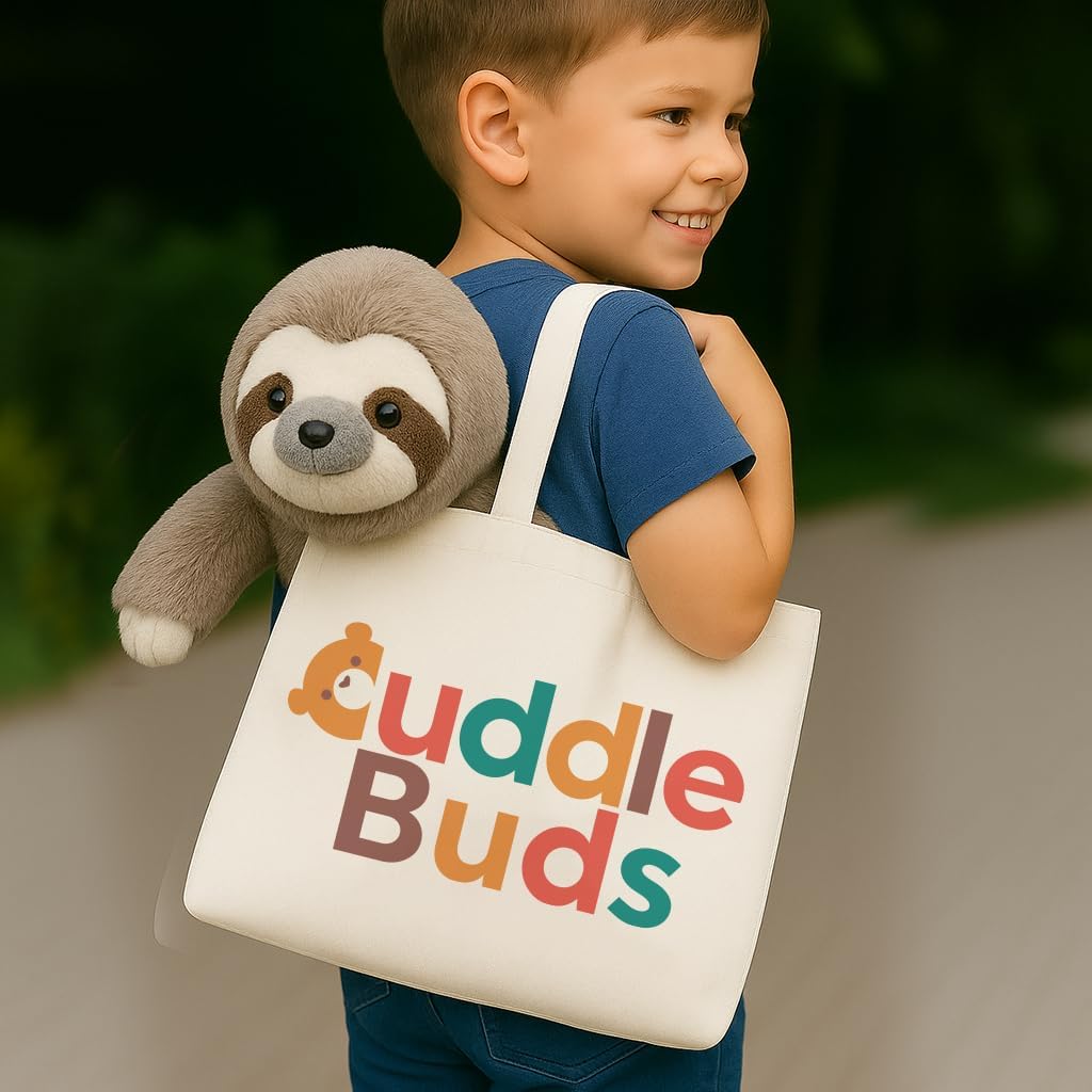 Cuddle Buds 3lbs Weighted Sloth Stuffed Animal for Sensory Needs, 20'' Sloth Plush Large, Weighted Stuffed Animals for Adults, Soft Plush Toy Gift for Kids and Adults, Giant Plushies