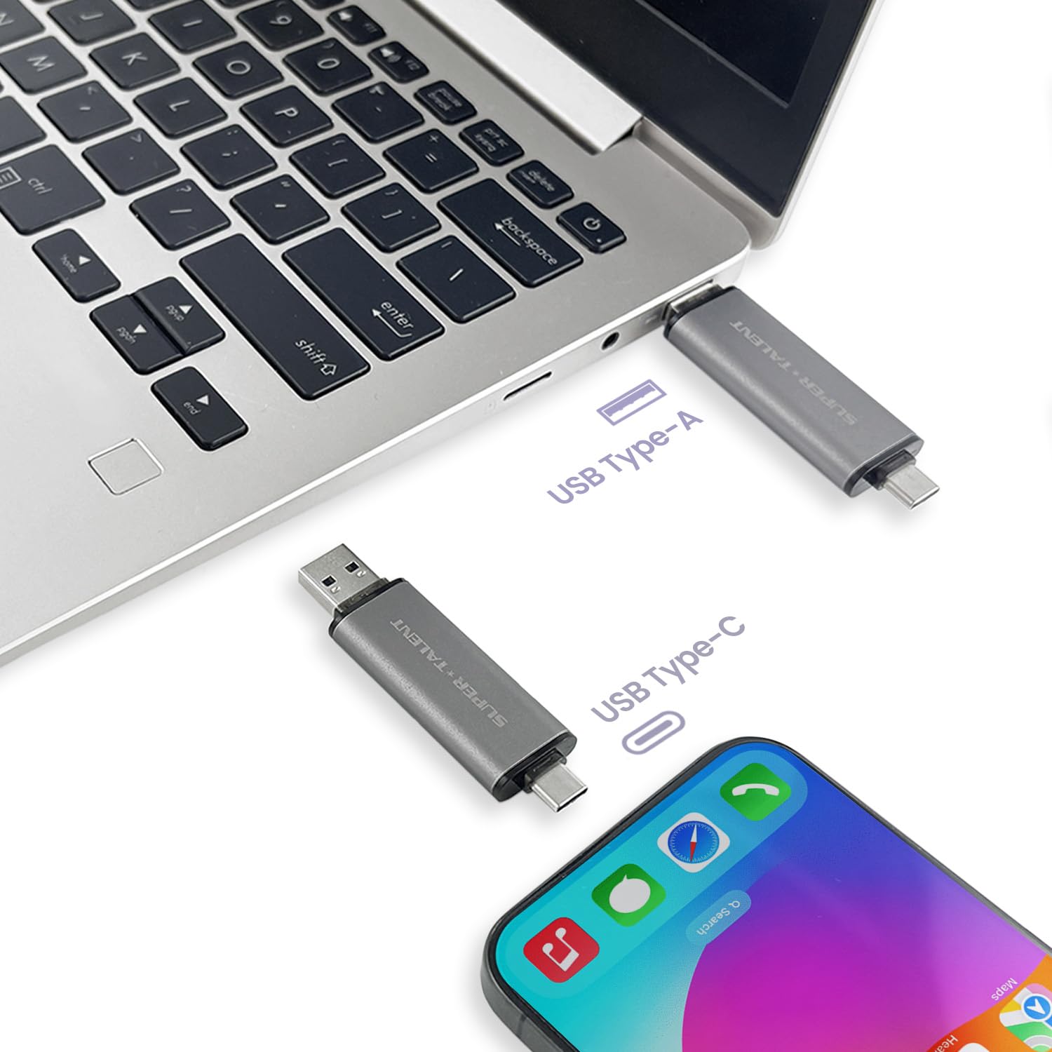 Amazon.co.jp: Super Talent PS302 1TB ポータブル外付けSSD USB 3.2
