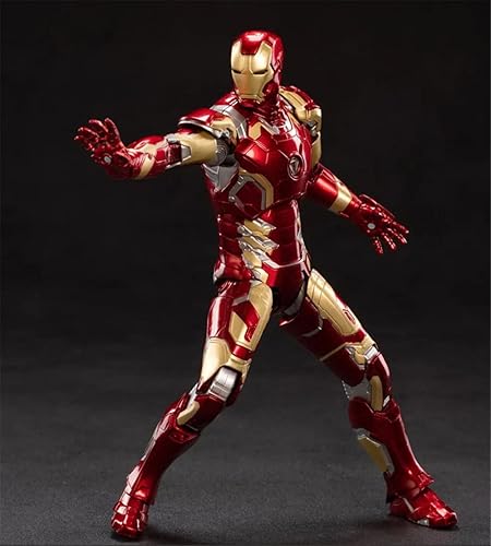 Miniatura 4 de ZD Toys Marvel Studios Serie 10 aniversario The Infinity Saga Iron Man MK43 Mark 43 7 pulgadas figura de acción (Iron MK43)