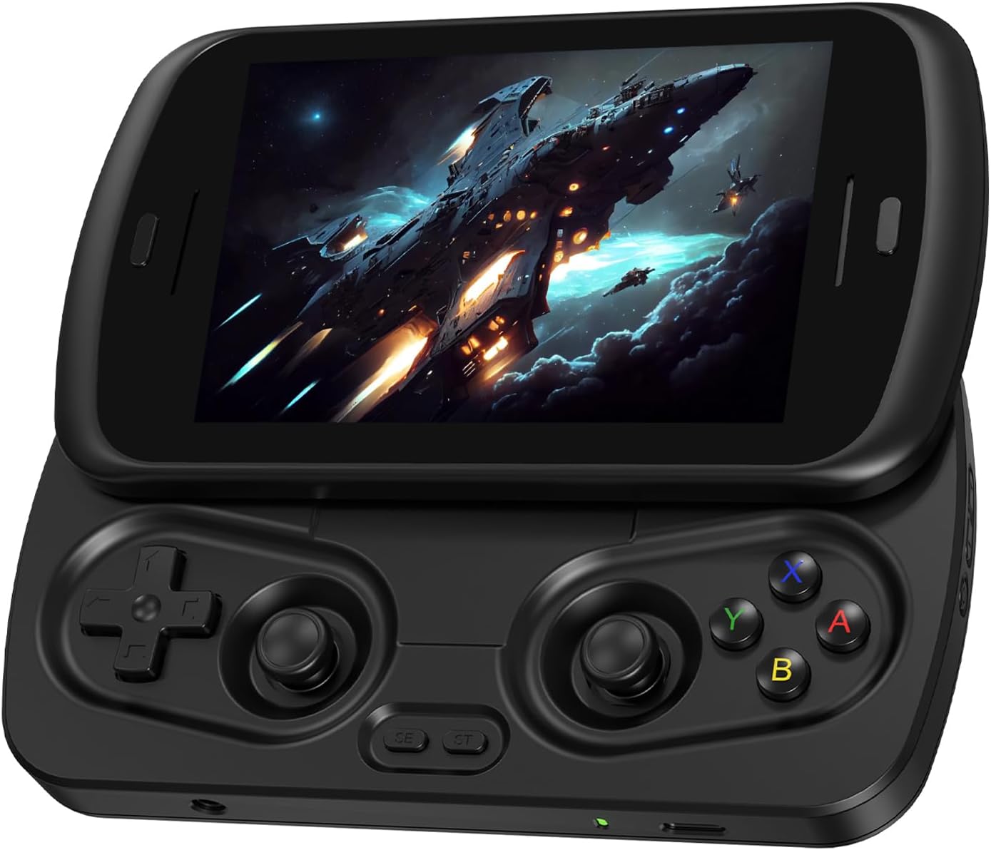 RG Slide Handheld Game Console RG Slide 4.7-inch LTPS In-Cell Screen No Card Retro Game Console Unisoc T820 Portable Arcade Video Gaming Console Support AI WiFi Bluetooth HD and TV Output Black RG Slide Handheld Game Console RG Slide 4.7-inch LTPS In-Cell Screen No Card Retro Game Console Unisoc T820 Portable Arcade Video Gaming Console Support AI WiFi Bluetooth HD and TV Output Black