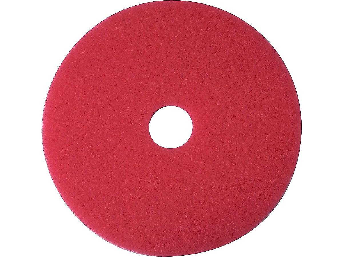 3M 848582 3M Red Buffer Pad 13-Inch 5/case (5100)