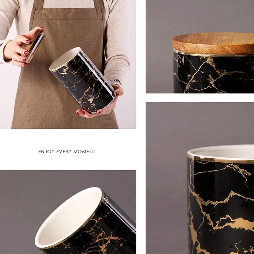 Flаѕh Dеаlѕ - 60% оƒƒ Food Storage Jar, Ceramic Marble Canister Storage with Airtight Seal Bamboo Lid, Portable Food Storage Jar Perfect for Tea, Spice, Coffee, Nuts and More (3 pcs/lot) Bеѕt Rеvіеw Food Storage Jar, Ceramic Marble Canister Storage with Airtight Seal Bamboo Lid, Portable Food Storage Jar Perfect for Tea, Spice, Coffee, Nuts and More (3 pcs/lot)