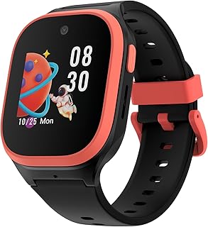 Noise स्काउट किड्स स्मार्टवॉच असिस्टेड जीपीएस ट्रैकिंग, 4 जी वीडियो और वॉयस कॉल, सेफ जोन अलर्ट, एसओएस बटन, हैबिट फॉर्मेशन, इन-बिल्ट गेम्स, माता-पिता के लिए बडी ऐप (रेसिंग ब्लैक)