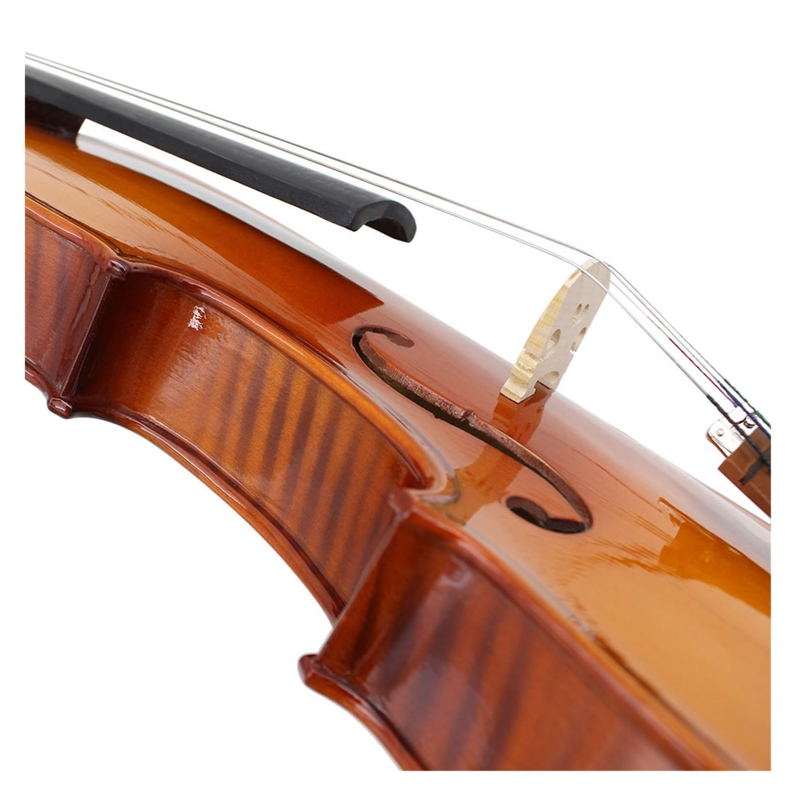 Geige 4/4 Volle Größe Violine Massivholz Fichte Panel Akustische Violine Geige Mit Fall Bogen Anfänger Musikinstrument (Color : 3-4)
