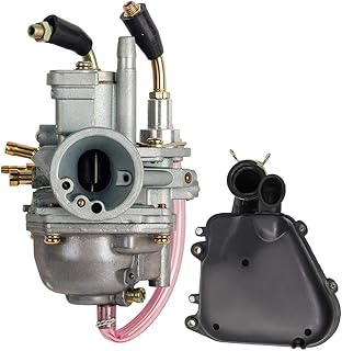 Carburetor + Air Filter Box Assembly Housing Kit For Polaris Predator 90 Manual Choke 90cc Carb Sportsman 90 Yamaha JOG 90 100 90cc 100cc 4DM Scrambler 90 2001-2003,by LIYYOO