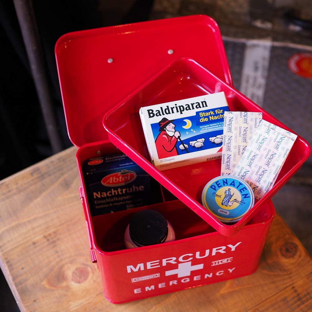 Amazon.co.jp: MERCURY マーキュリー 救急箱 エマージェンシーボックス