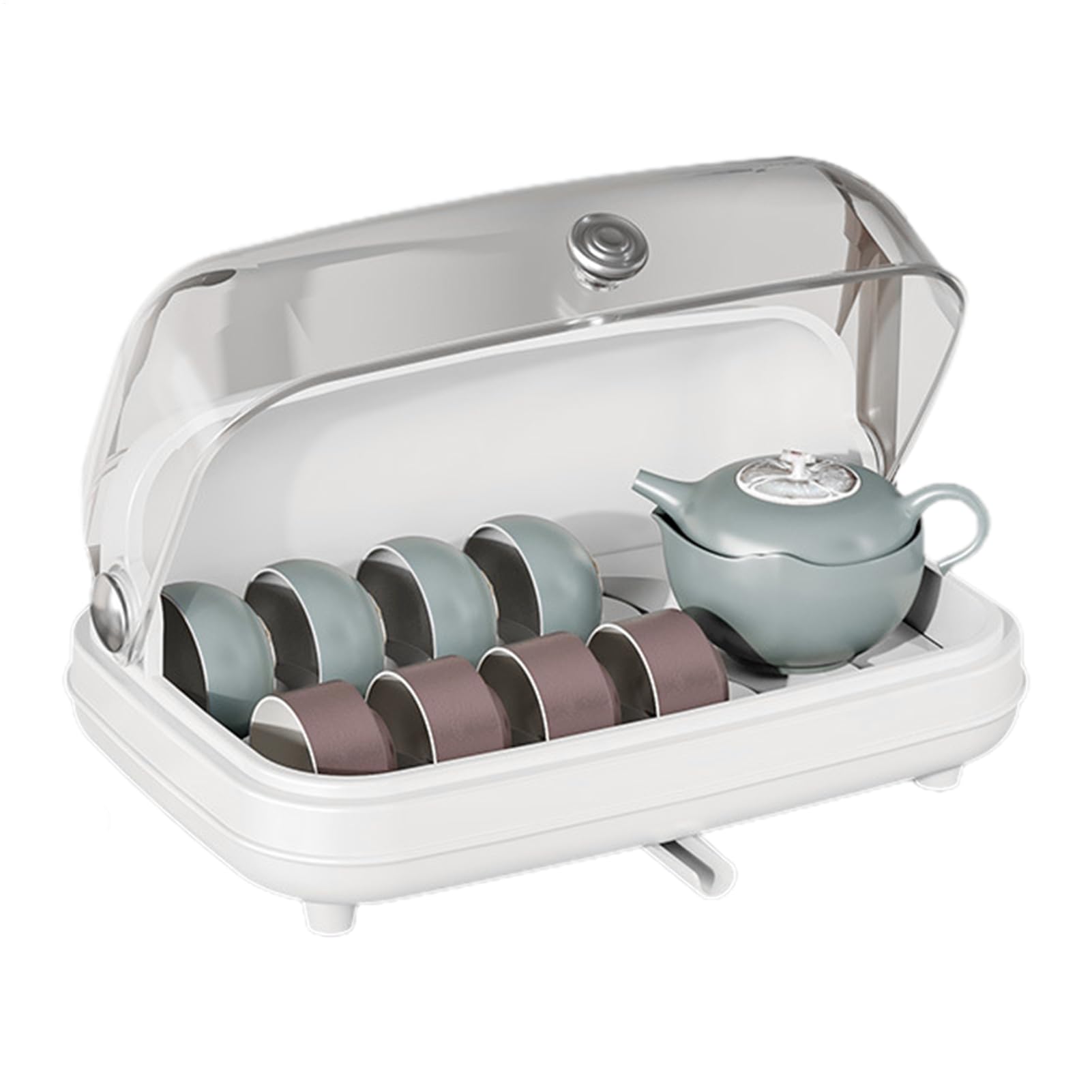 Égouttoir tasses à thé anti-poussière multifonction pour cuisine