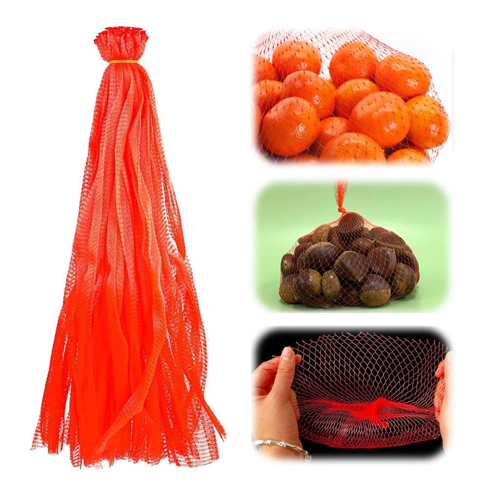 100 Sacchetti Rete Riutilizzabili Con Fibbie - Per Frutta, Verdura, Noci E Giocattoli - Foto 3