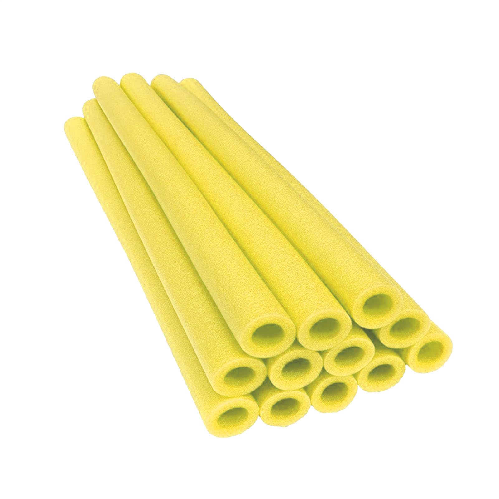 Pool Noodles, 12 Pack Trampoline Pole Foam Sleeves, Trampoline Railing Foam Tubes, Waterproof Trampolines Pole Cover, Fence Anti-Collision Hollow Tube Fittings for Posts for Padding Bumper