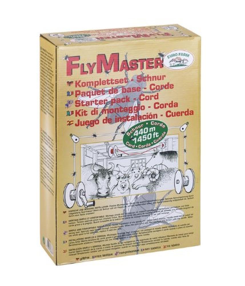 cit Kerbl Flymaster 299776 - Set Completo di Corde per Mosche, 440 m
