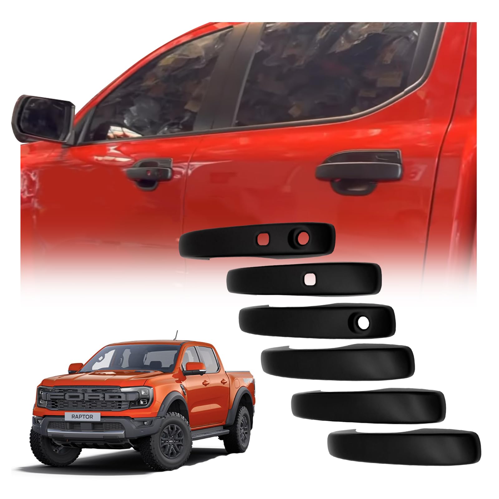 Buy JHCHAN Door Handle Protector for Ford Ranger 2023 Wildtrak Raptor
