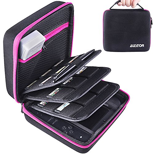 AUSTOR Carrying Case for Nintendo 2DS, Rose