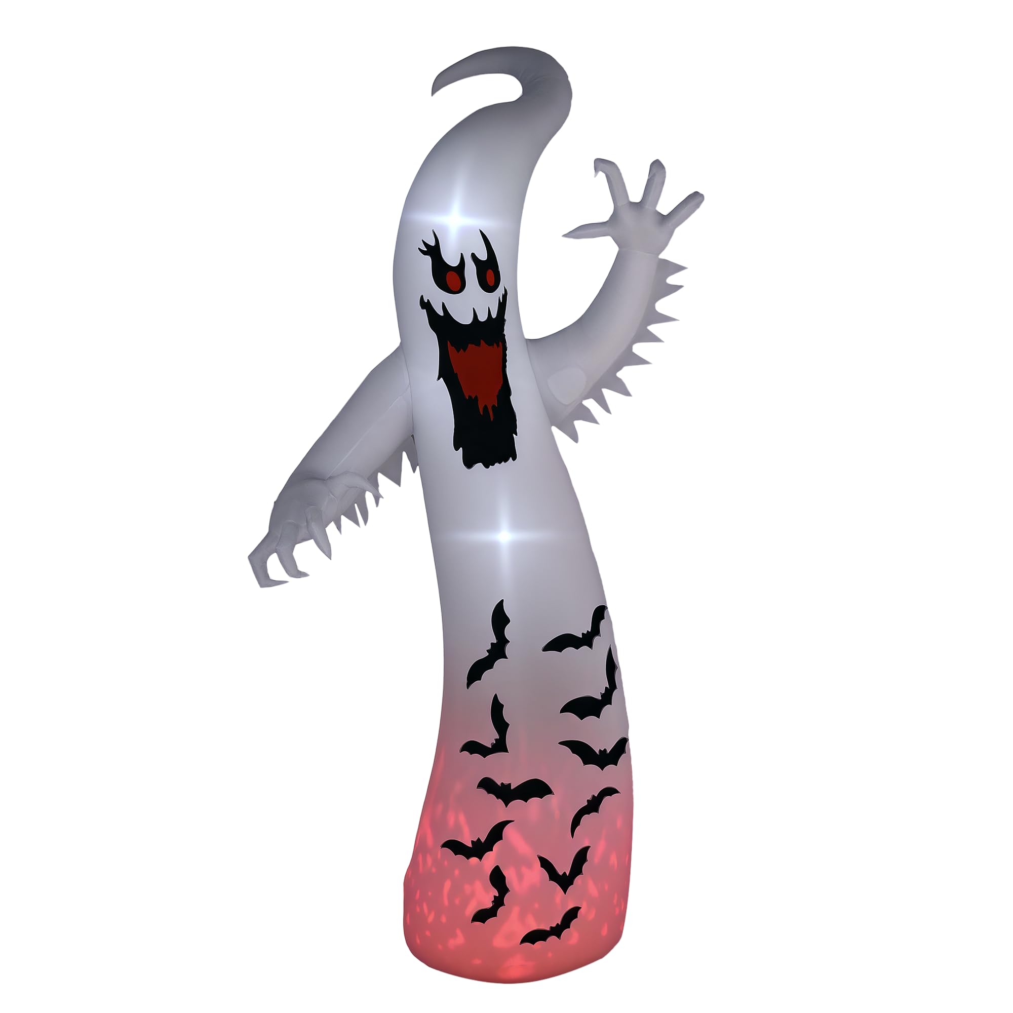 Outsunny 11.8FT Tall Halloween Inflatable Spooky Ghost Outdoor Decoration