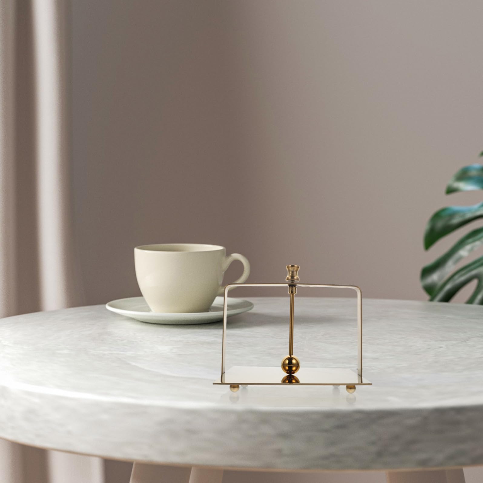 UKCOCO Portatovaglioli e Design Delicato in Acciaio Inossidabile Oro, Supporto per Tovaglioli da Tavolo, Alta Resistenza per Decorazione Desktop e Ristoranti
