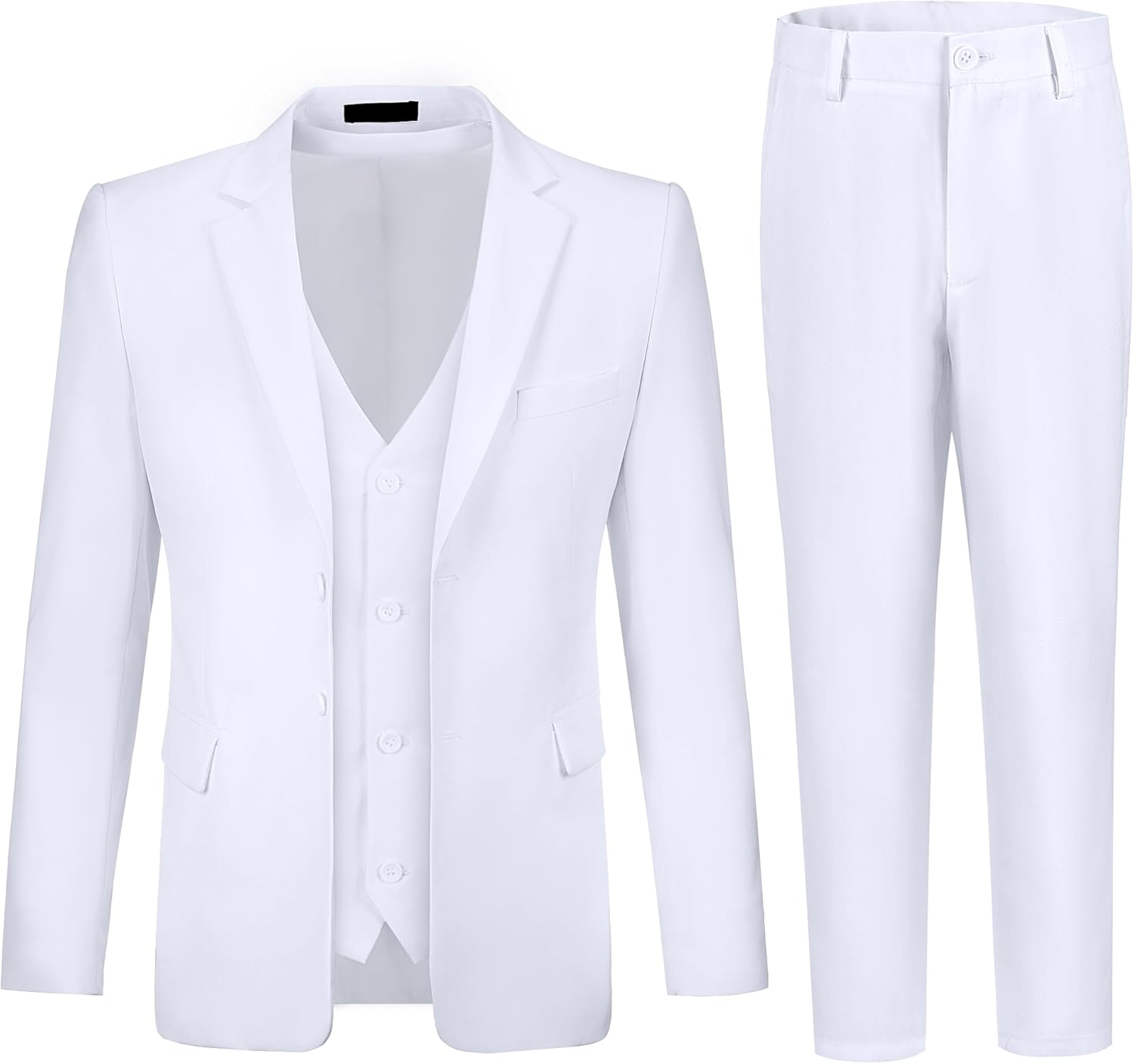 JPF Boy's Formal Suit Set Slim Fit Kids Tuxedo Suits for Wedding Teen Toddler Boy Dress Suit Outfit