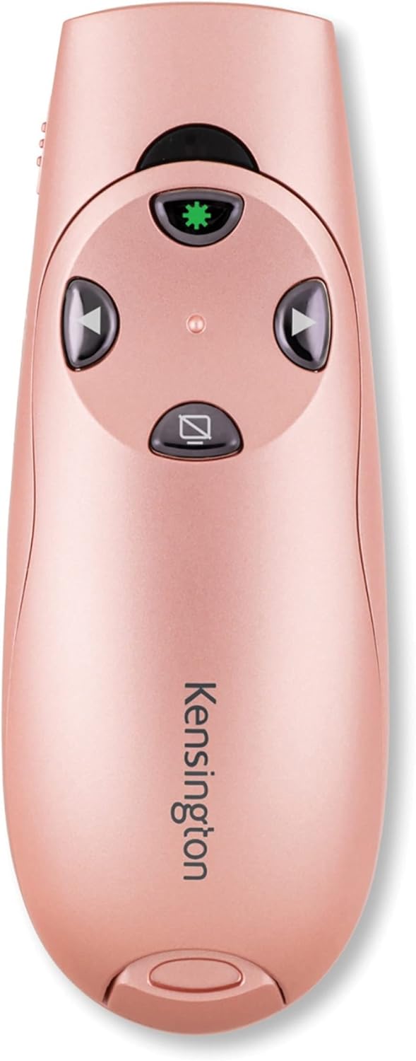 Kensington Presenter Expert™ Wireless with Green Laser - Rose Gold (K75770WW) : Office Products