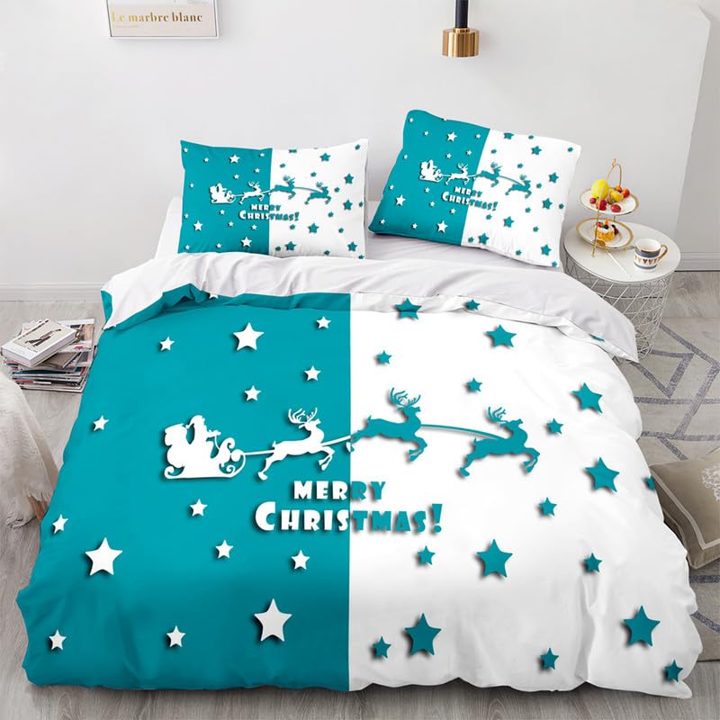 Parure de lit enfant 90x190 cm pour créer une ambiance magique de Noël dans sa chambre