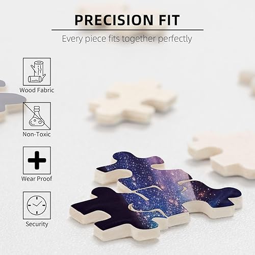 Miniatura 4 de Rompecabezas de delfines con purpurina de 1000 piezas, rompecabezas personalizados de madera para adultos, rompecabezas de fotos familiares, regalos