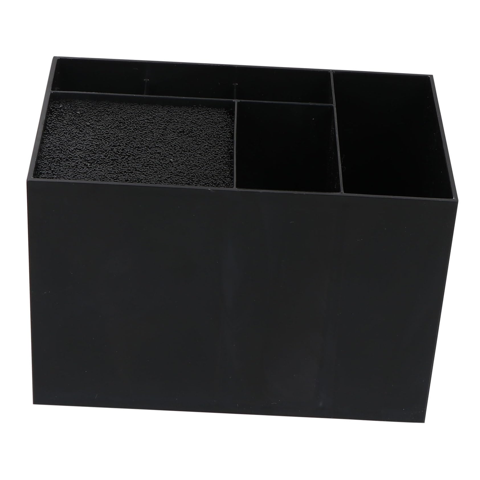 Organizer con 6 Scomparti e Divisori in Nero per e Pettini Grande per Salone e Barber Shop
