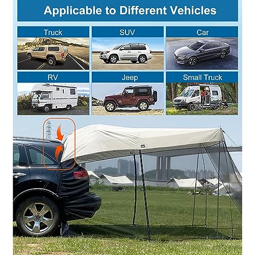 Carpa para coche tailgate WOLWES para camping y SUV miniatura 2