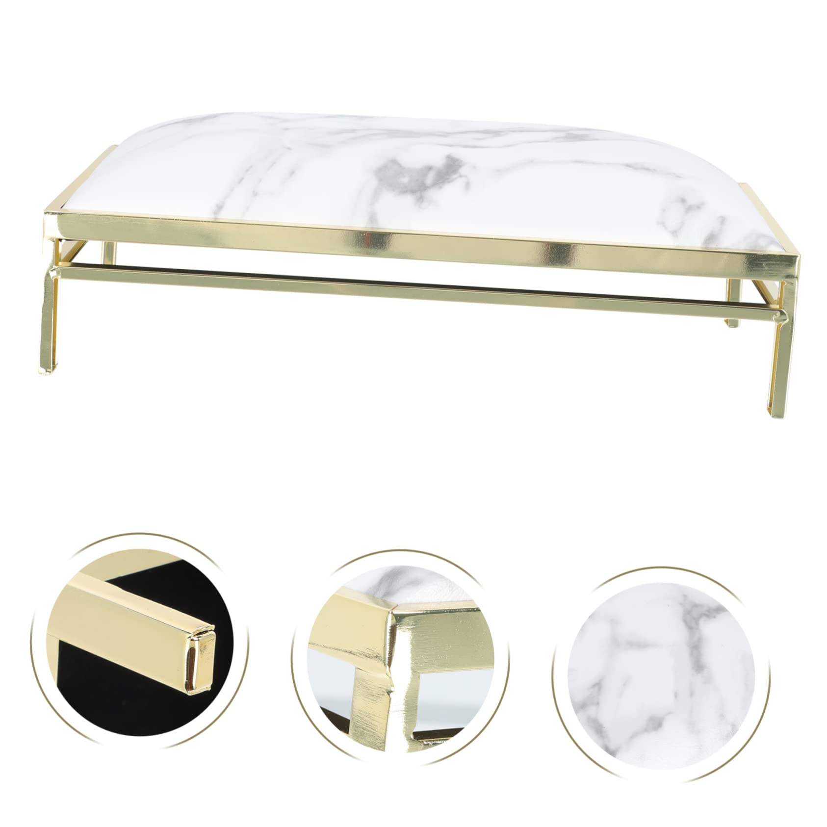 VICASKY Cuscino Supporto per Manicure e Pedicure Piccolo Comodo Poggia Mani Unghie per Nail Art Salone Estetica Casa