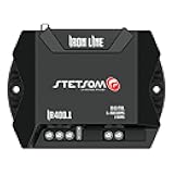 Stetsom IR 400.1 2 Ohms Compact Digital Mono Amplifier, Iron LINE, 400 Watts RMS 400x1, 2Ω Stable, Monoblock Digital Car Audio Amp TS, Full-Range Sound Quality, Crossover